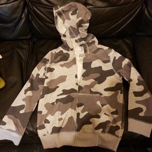Boys Camo Fleece Hoodie